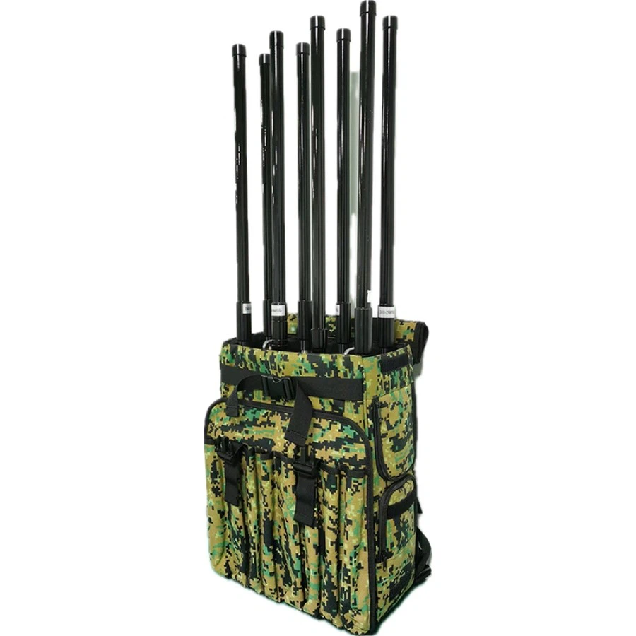 Rugged Outdoor Manpack Drone Jammer For Harsh Environment Security Protection